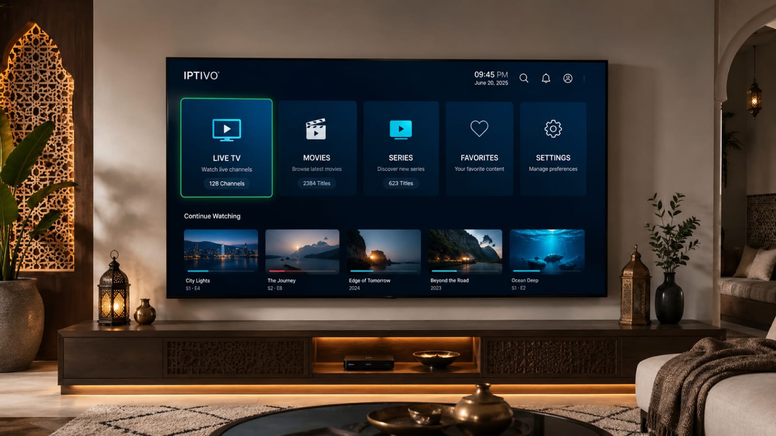 IBO Player Maroc sur Smart TV Samsung LG