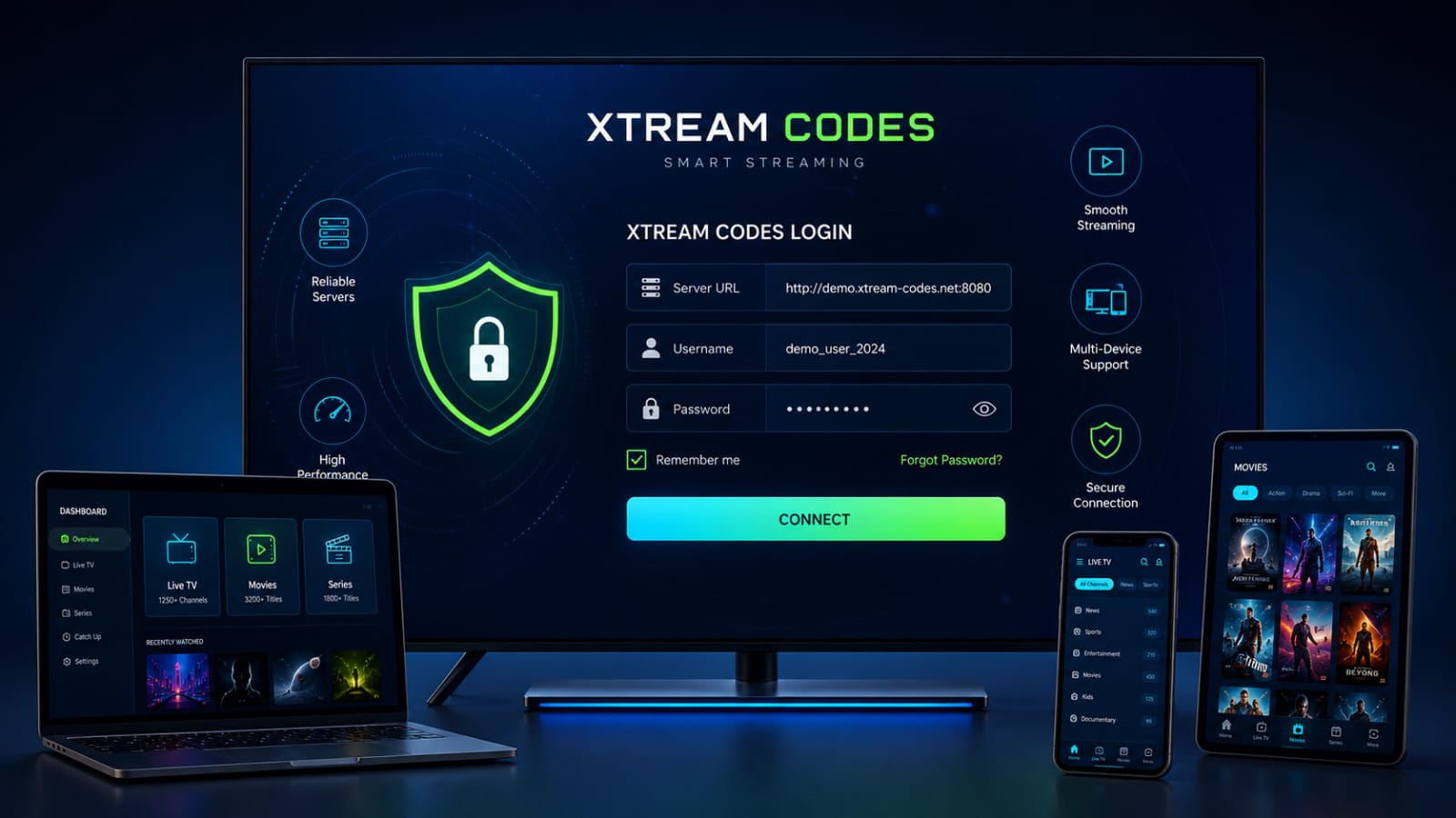 Xtream Codes application IBO Maroc