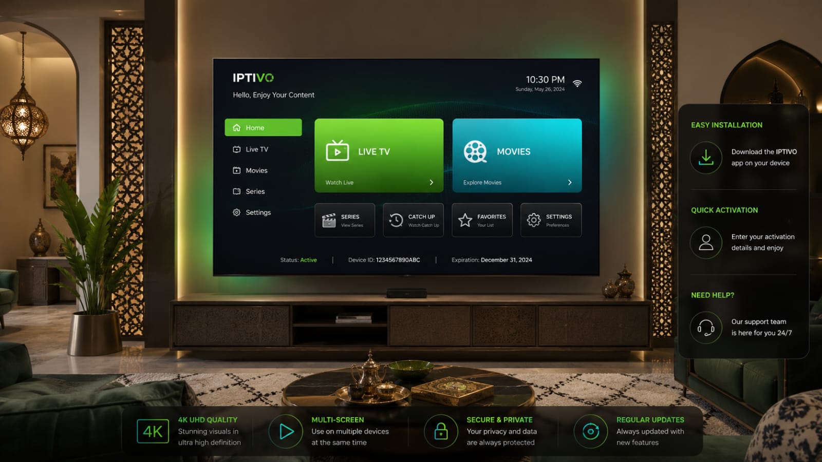 IBO Player Samsung Smart TV Maroc