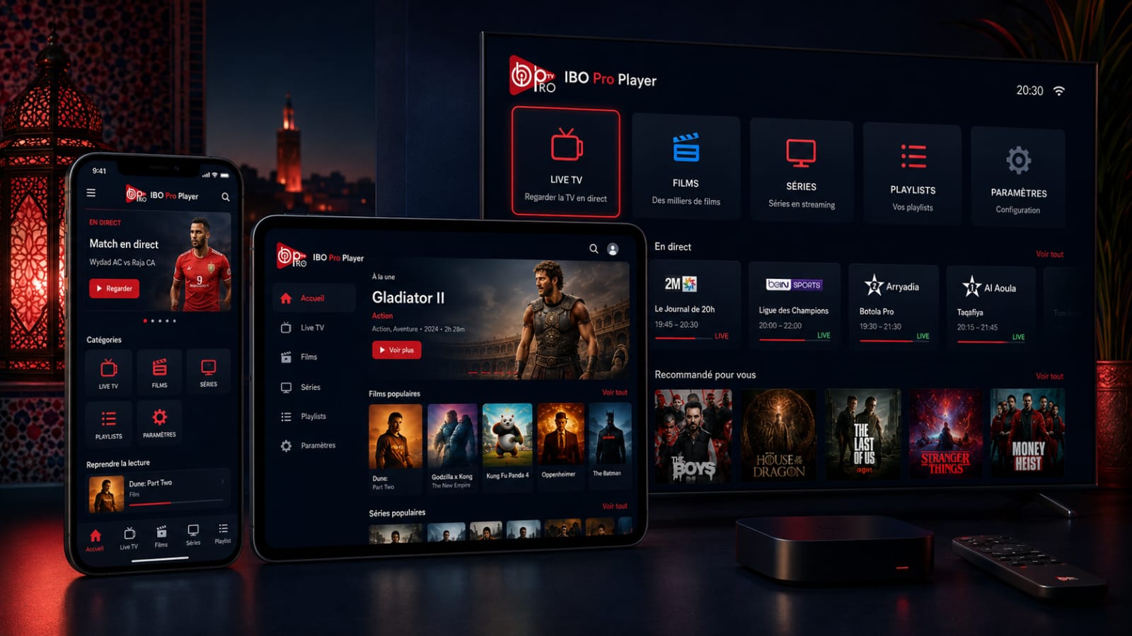ibo Pro Player Maroc iPhone iPad Apple TV