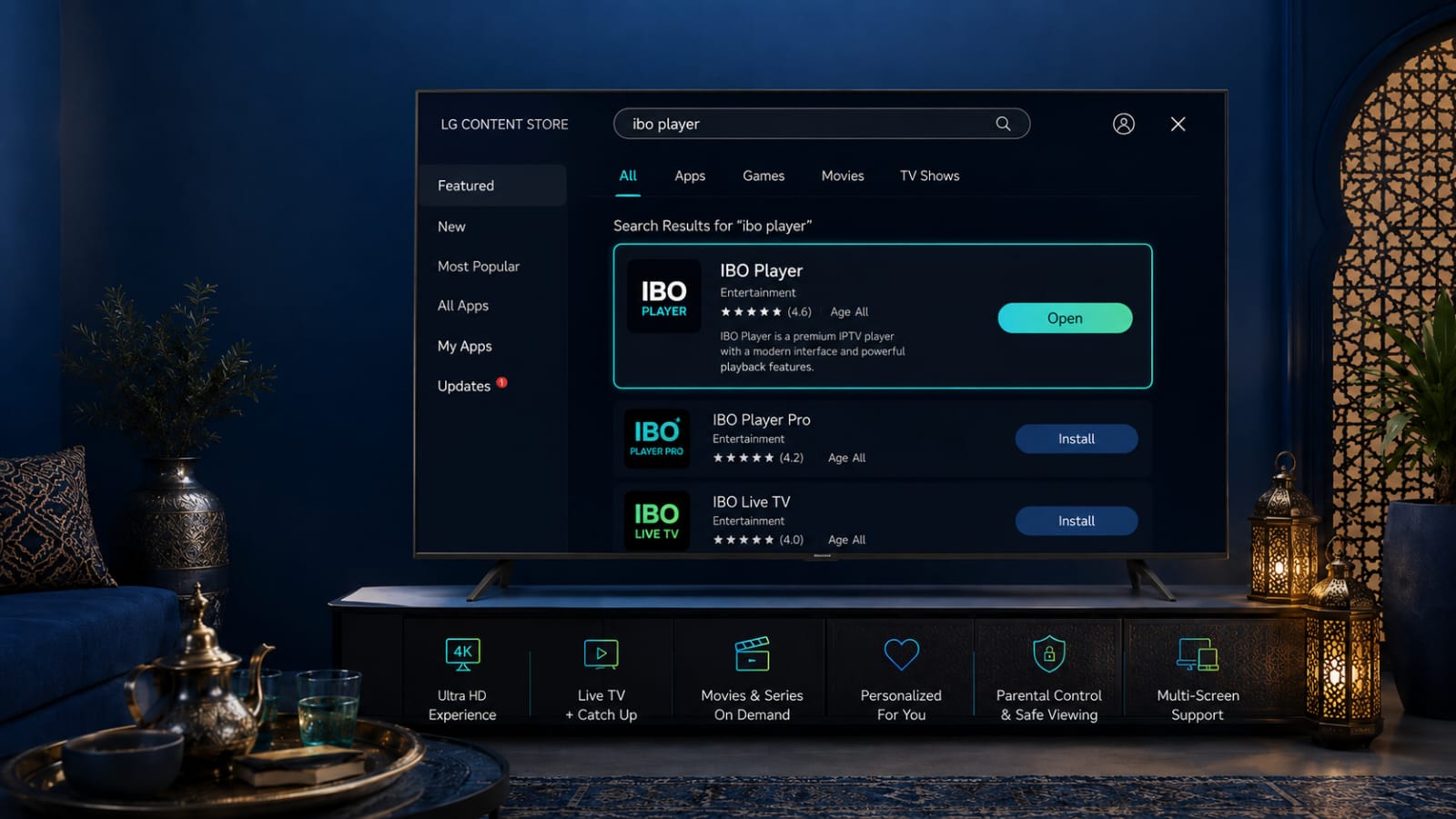 IBO Player LG Smart TV Maroc