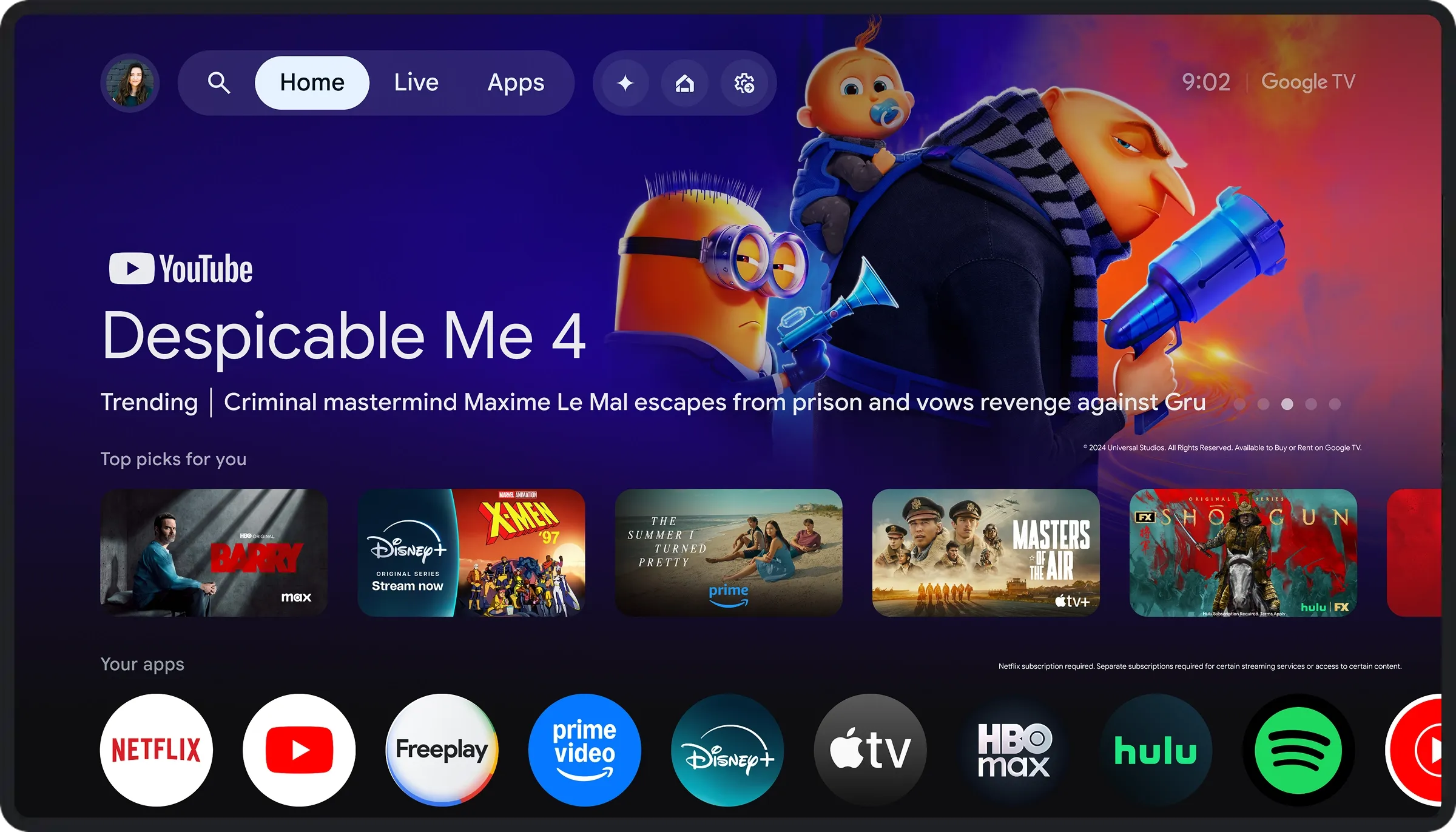 Application IBO Google TV Maroc