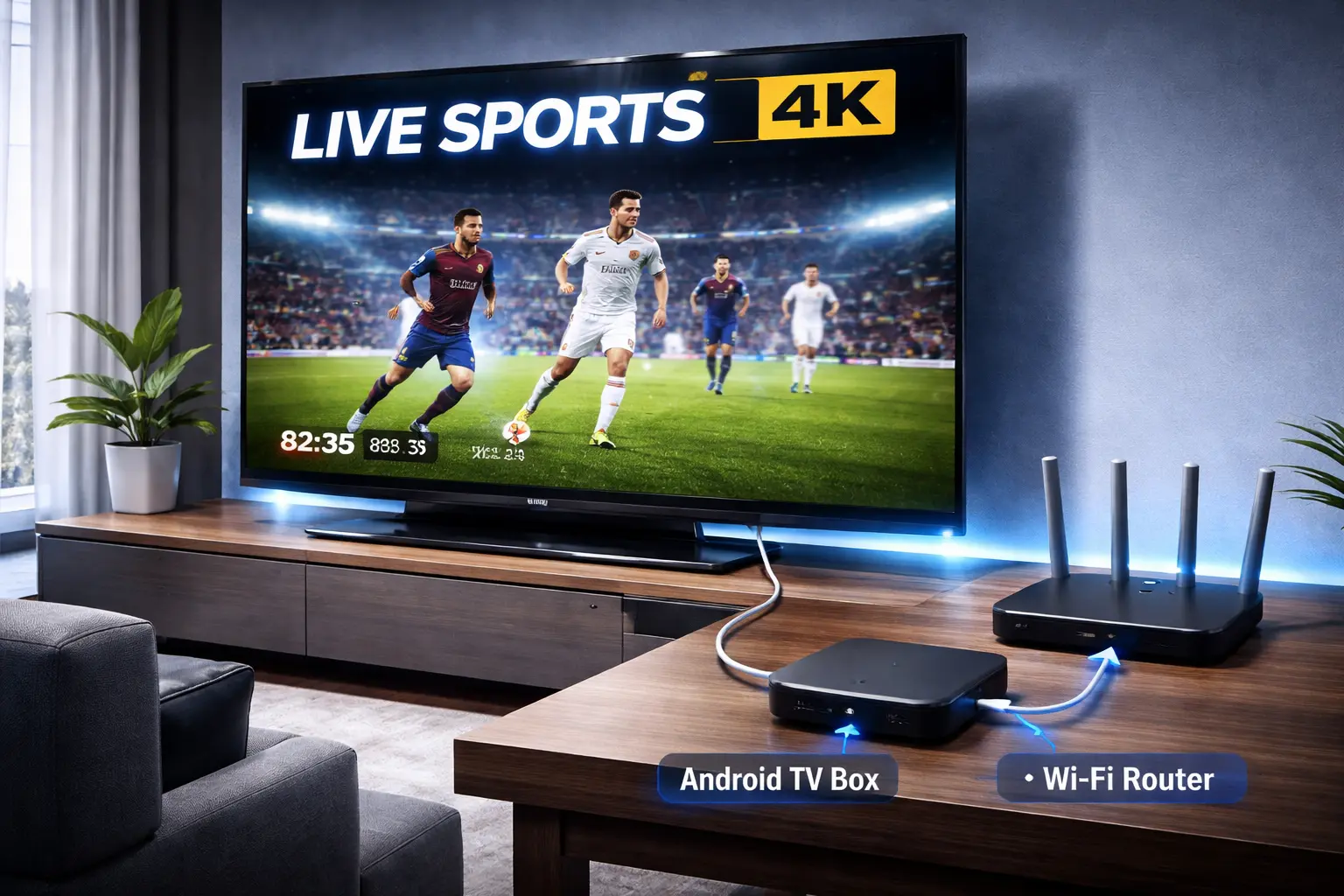 تشغيل IPTV على TV Box